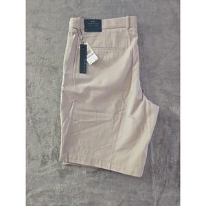 Perry Ellis‎ Men's Chinchilla Dot Print Flat Front Shorts Size 38 MSRP $69.50